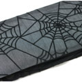 蜘蛛網紋大腿蕾絲絲襪(黑色)
