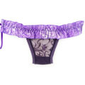 浪漫果實-綁帶蕾絲內褲(紫色) CK905