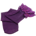 Silk Stockings 蕾絲花邊絲襪(紫色) KM405