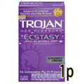 Trojan 戰神 Ecstasy 迷情安全套-1片散裝