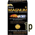 Magnum Fire & Ice 冰火大碼安全套-1片裝