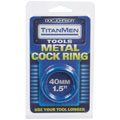 Titanmen Ring 泰坦金屬環特重4cm(藍色)