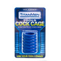 Titan Cock Cage 泰坦龍頭籠子(藍色)