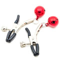 Nipple Clamp Single 金屬乳夾-單鈴(紅) fz-30a