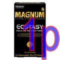 Trojan Magnum Ecstasy Condom 戰神-密林狂喜乳膠安全套-1片散裝