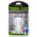 Tunnel Plug 肛門隧道-後庭擴張肛塞(透白) L