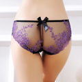 法式熱火-刺繡造型內褲(紫) YC3113