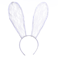 Rabbit Ears 兔耳朵蕾絲頭箍 TT5 (白)