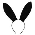 Rabbit Ears 兔耳朵絲絨頭箍 TT24 (黑)