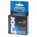 Durex XXL 潤滑安全套 3 片裝