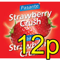 Pasante Strawberry 草莓味安全套 12片散裝 0526