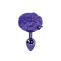 Rabbit Tail 兔子毛球金屬肛塞(紫色肛塞, 紫色毛球)AP-AL001SR-Purple