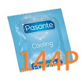 Pasante Cooling 冰涼橫紋乳膠安全套 144片盒裝 1134
