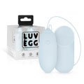 Luv Egg 充電式超強無線遙控震蛋(粉藍) 0643