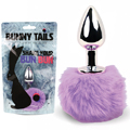 FeelzToys Bunny Tails 兔子尾巴金屬肛塞(紫色) 5108
