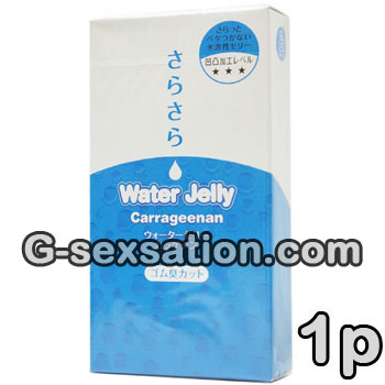 Water Jelly 紅藻結晶超潤滑安全套 - 1 片裝