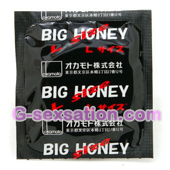 岡本 Big Honey 大碼安全套 - 12 片散裝
