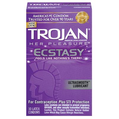 Trojan 戰神 Ecstasy 迷情安全套-10片裝