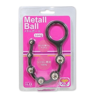 Metall Ball Long 後庭專用6拉珠環