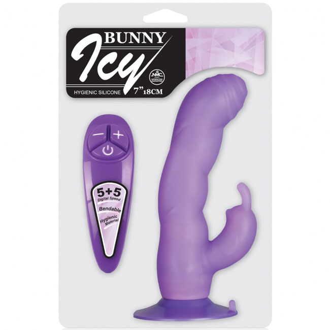 Icy Bunny Purple 冰冷兔子震動棒(紫) 212A00