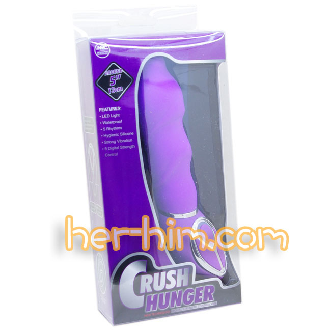 Crush Hunger 征服渴望5吋震動器(紫)60A