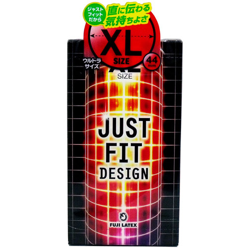 Just Fit Design XL 加大碼貼身安全套-12片裝