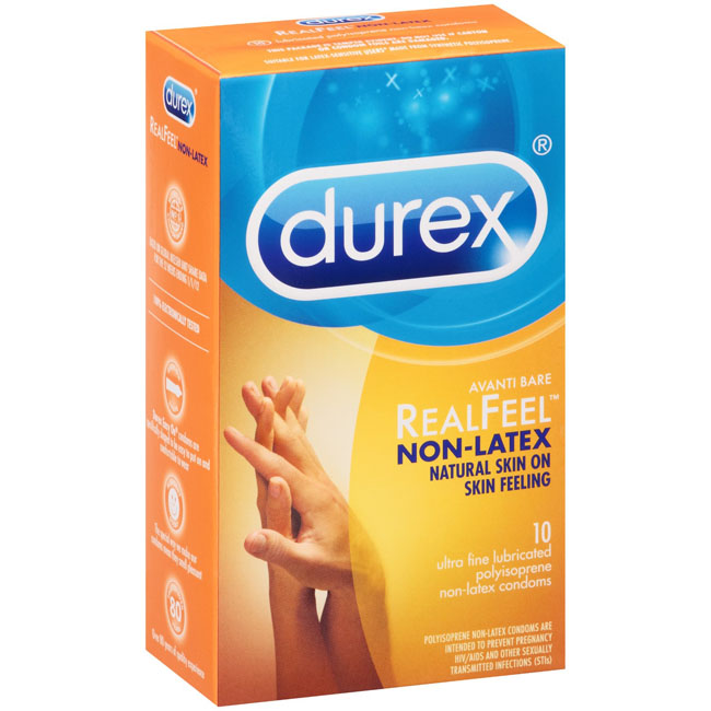 Durex Avanti Bare RealFeel Non-Latex Condoms Durex 逼真感安全套-10片裝