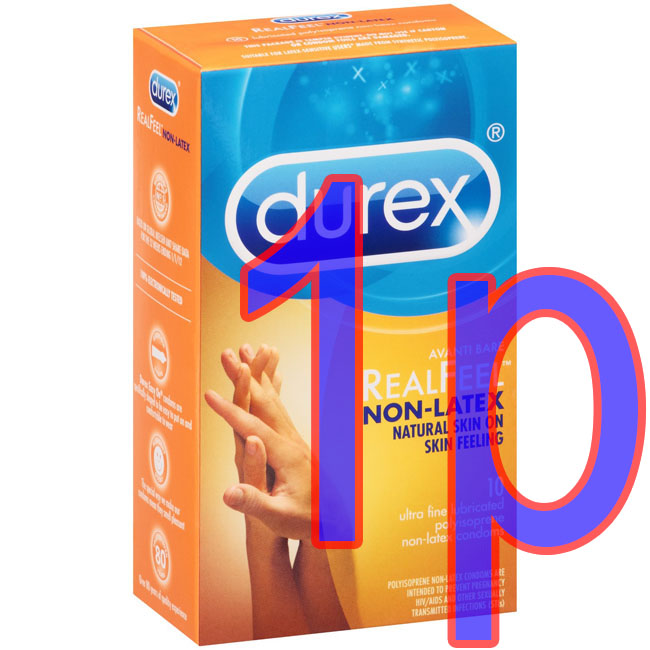 Durex Avanti Bare RealFeel Non-Latex Condoms Durex 逼真感安全套-1片散裝