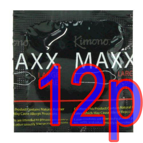 Kimono MAXX Large Flare Condom 大碼安全套-12片裝