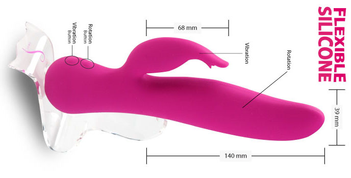 The Blossom Swan Luxury Silicone Vibrator 綻放天鵝-無縫硅膠按摩棒
