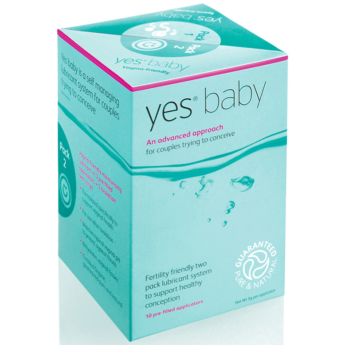 YES Organic Yes Baby 1pack 有機天然助孕潤滑液套裝