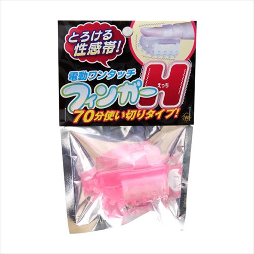 Electric One Touch Finger Vibrator Pink 電動一觸指手指震動器(粉紅)