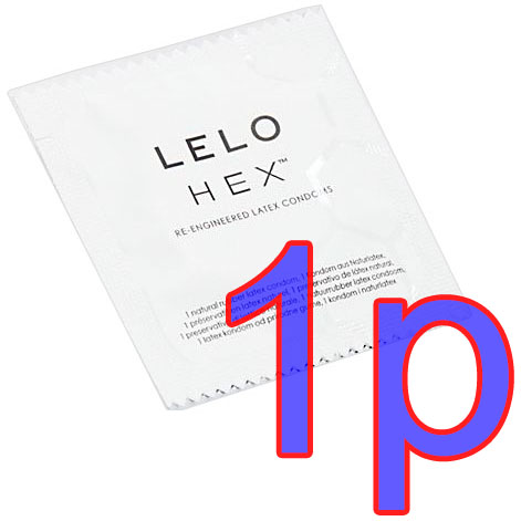 Lelo - HEX Condoms Original HEX 1pc 六角形結構安全套 1片散裝
