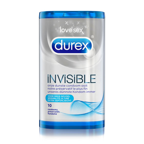 Durex - Invisible Condoms 無形-安全套 10片裝 