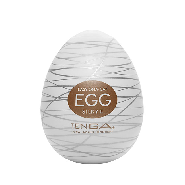 Tenga Ona-cap Egg-018 Silky II Onahole 織紋自慰蛋
