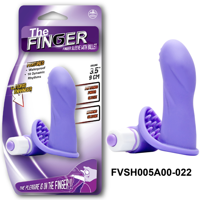 The Finger Stimulator 手指G點震動器(紫) 5A00-022