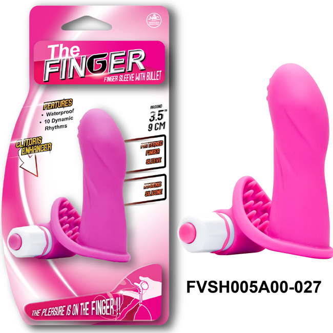The Finger Stimulator 手指G點震動器(粉紅) 5A00-027
