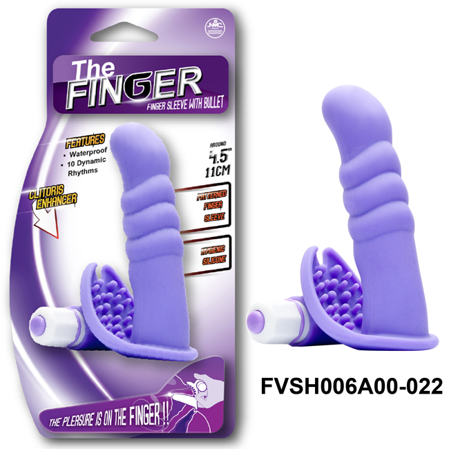 The Finger Stimulator 手指G點震動器(紫) 6A00-022