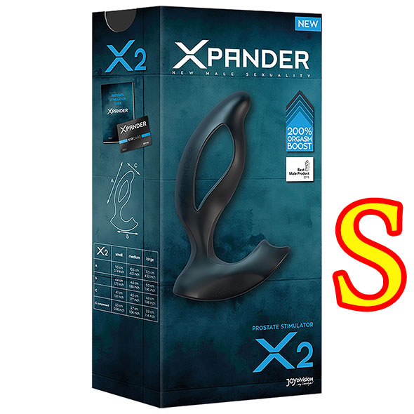 Joydivision Xpander X2 前列腺按摩器(黑)-細碼