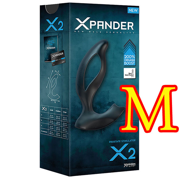 Joydivision Xpander X2 前列腺按摩器(黑)-中碼