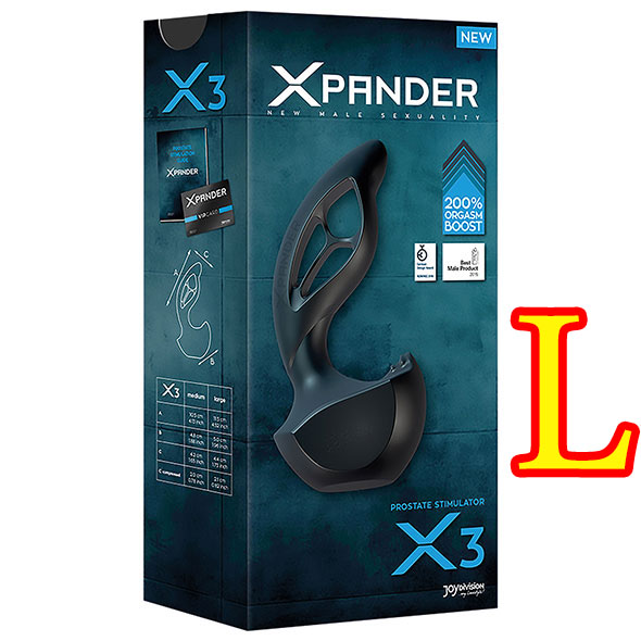 Joydivision Xpander X3 前列腺按摩器(黑)-大碼