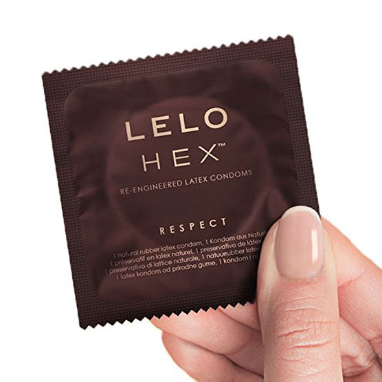Lelo HEX Condoms Respect XL 1pc 六角形結構XL安全套1片散裝