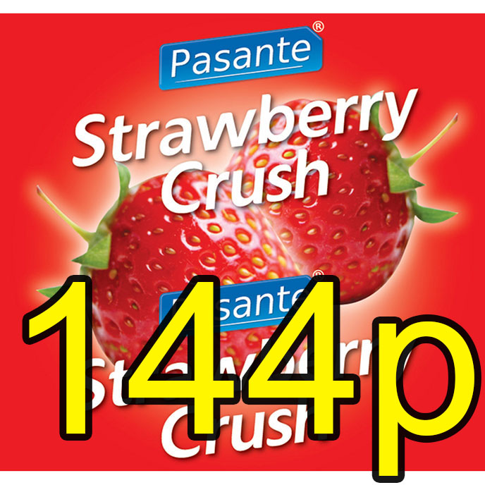 Pasante Strawberry 草莓味安全套 144pcs