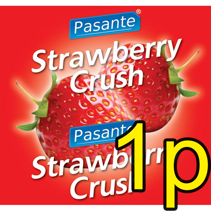 Pasante Strawberry 草莓味安全套 1片散裝