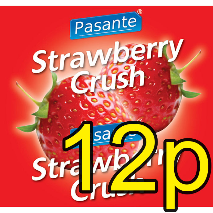 Pasante Strawberry 草莓味安全套 12片散裝
