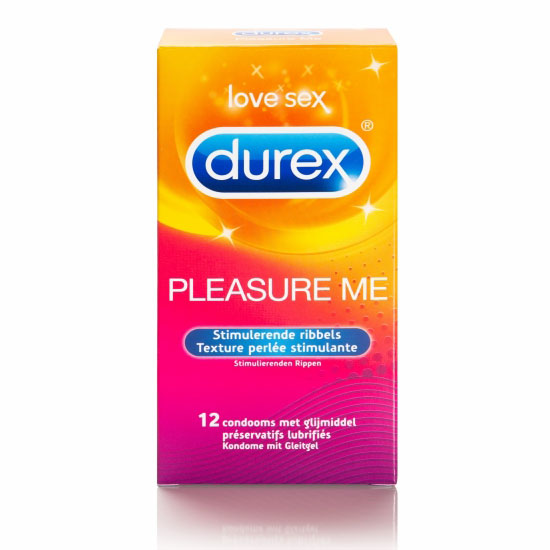 Durex Pleasure Me 凸點螺紋安全套 12片裝