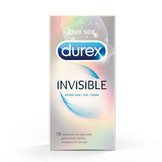 Durex Invisible Extra Thin 無形輕薄安全套 10片裝