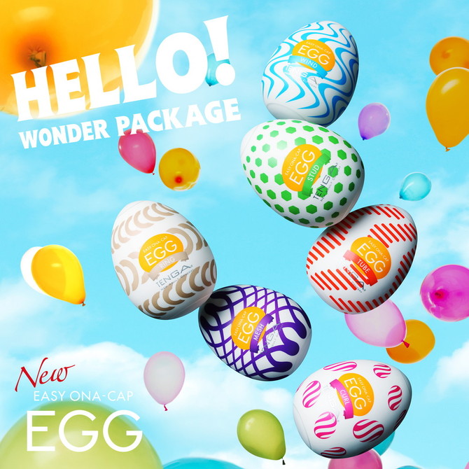 Tenga Ona-cap Egg-W02 Stud 六角突起自慰蛋