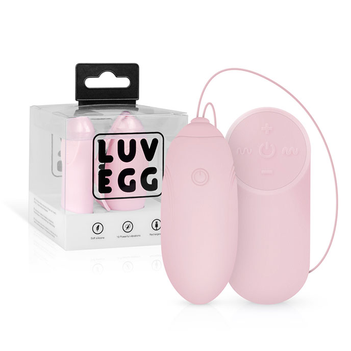 Luv Egg 充電式超強無線遙控震蛋(粉紅)