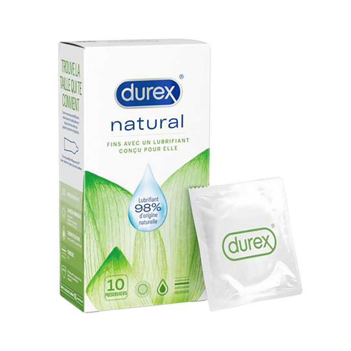 Durex Natural 天然水基潤安全套-10片裝